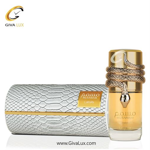  ادو پرفیوم  یونیسکس لطافه اورجینال مدل Lattafa Musamam White Intense | مسمم وایت اینتنس حجم  100 میل